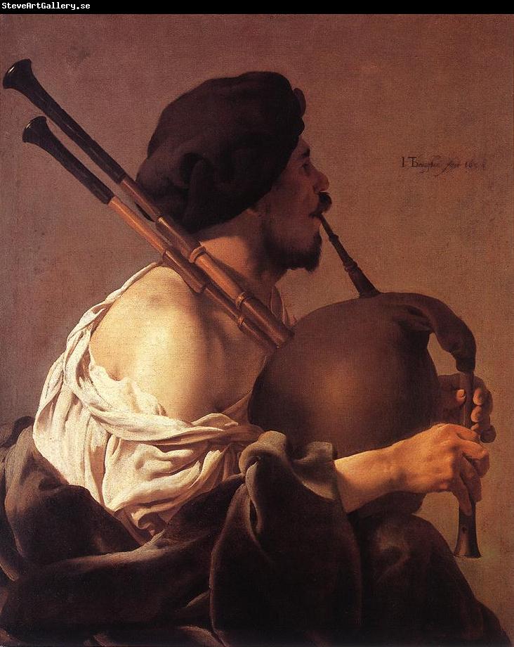 TERBRUGGHEN, Hendrick Bagpipe Player st